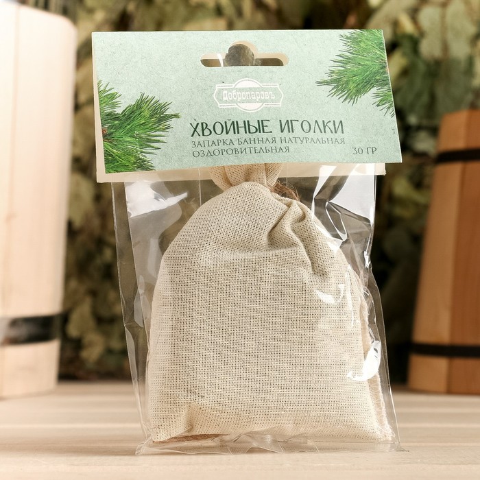 

Запарка для бани можжевельник Добропаровъ Хвойные иголки Р00011560 30 г, Хвойные иголки