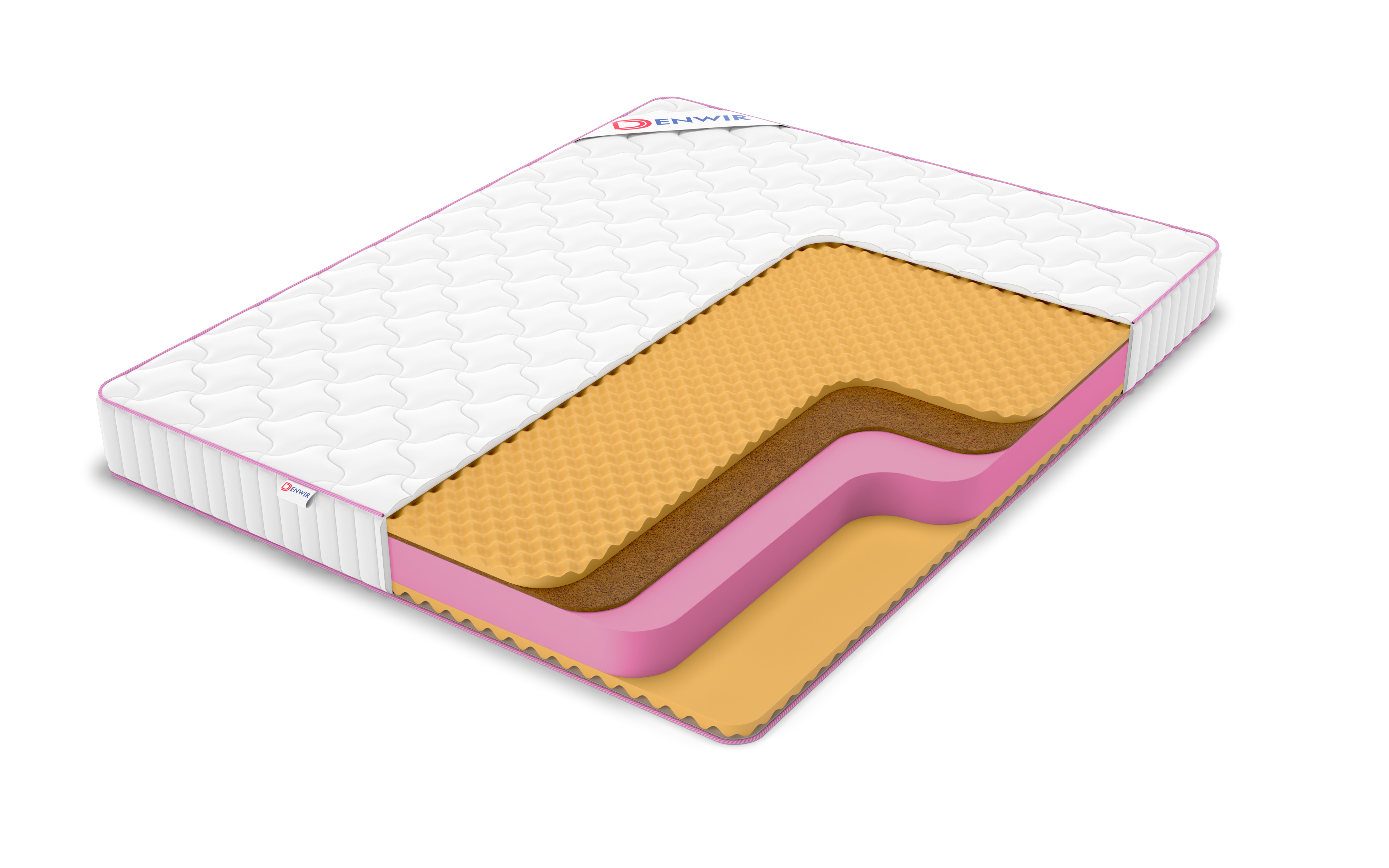 

Матрас беспружинный DENWIR MEGA MEMO BALANCE RELAX 17/chstmat_MMBR17_90x195, Белый, MEGA MEMO BALANCE RELAX 17