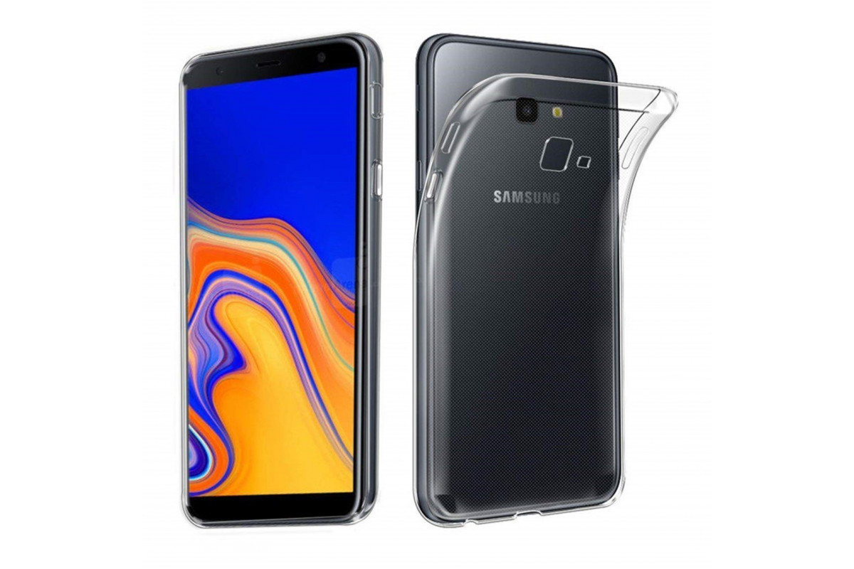 фото Чехол для смартфона samsung (j415) galaxy j4+ (2018) силиконовый прозрачный, borasco