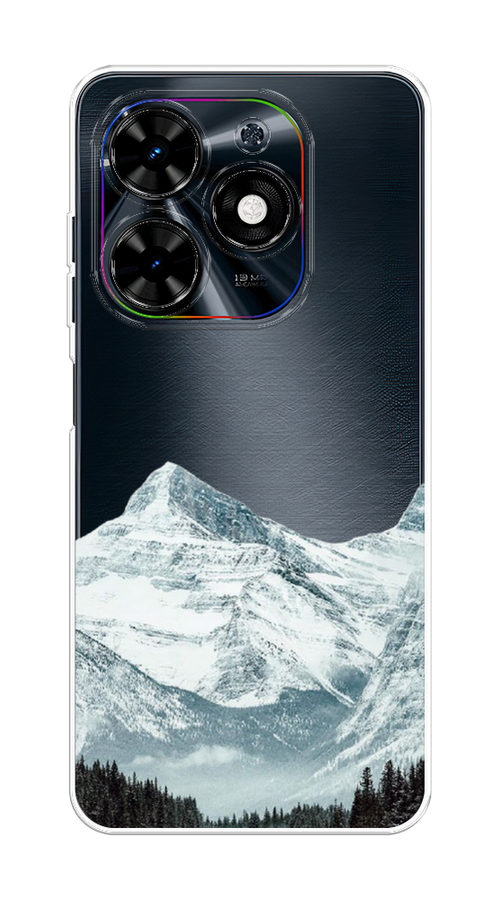 

Чехол на Tecno Spark Go 2024 "Горы арт 1", Белый;зеленый, 304650-1