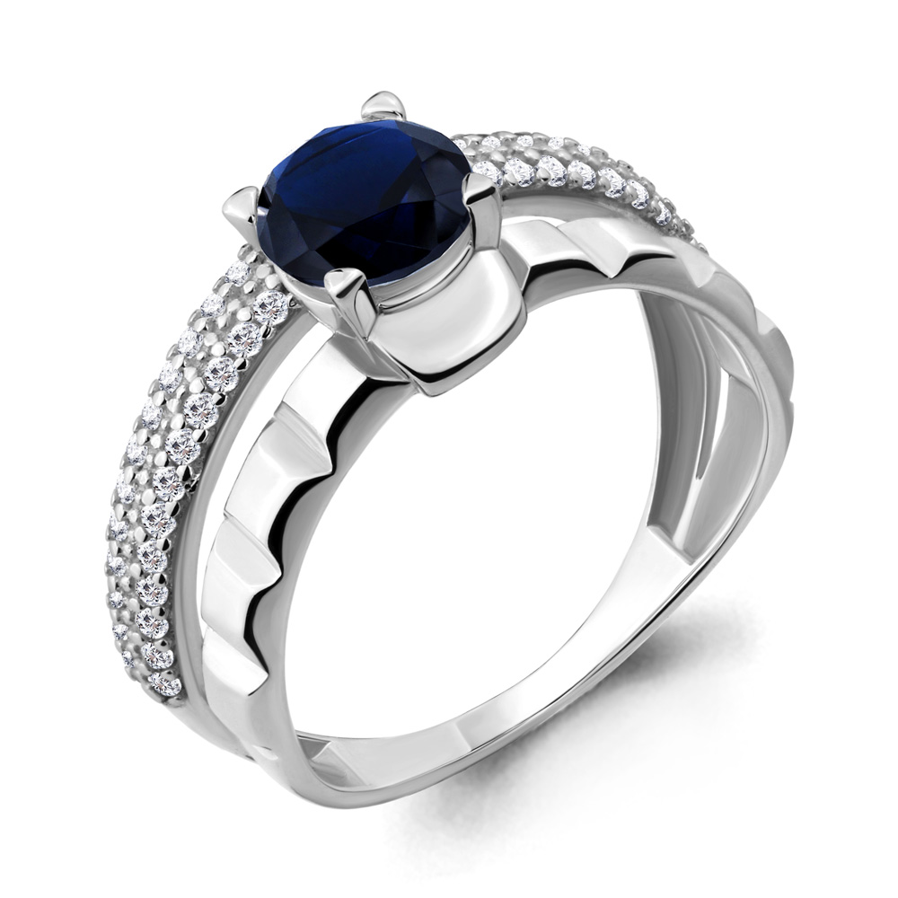 

Кольцо из серебра р. 17,5 AQUAMARINE 64816Б_925_р, 64816Б_925_р