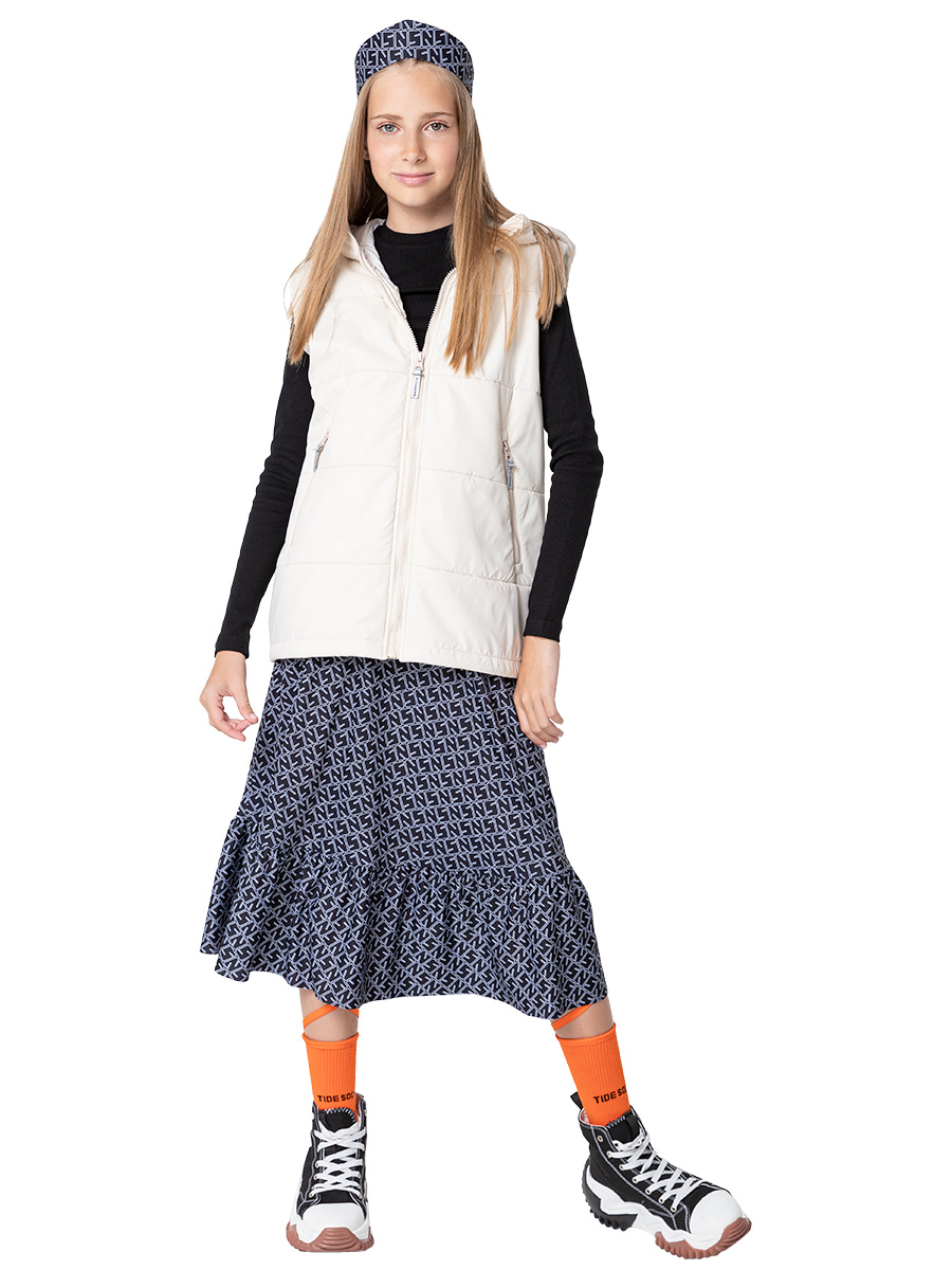 

Жилет детский NIKASTYLE 9м7424, кешью, 158, Белый, 9м7424