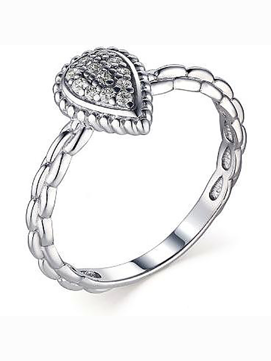 

Кольцо с 12 фианитами из серебра р. 16,5 Алкор серебро 01-1646_00КЦ-00, 01-1646_00КЦ-00