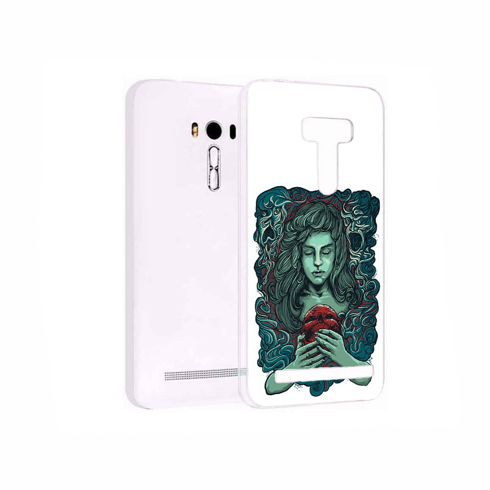 

Чехол MyPads Tocco для Asus ZenFone 2 Laser (ZE550KL) спящая девушка, Прозрачный, Tocco