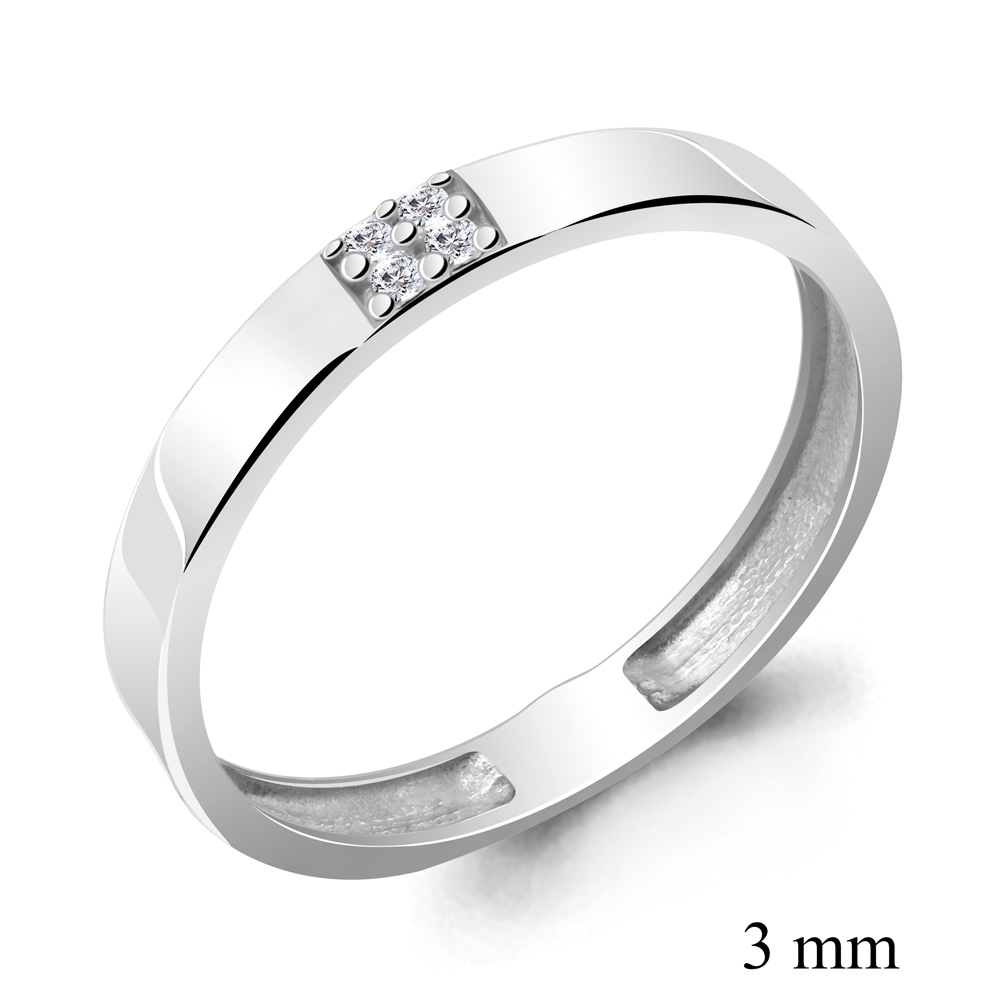 

Кольцо из серебра р. 16,5 AQUAMARINE 61672А_925_р, 61672А_925_р