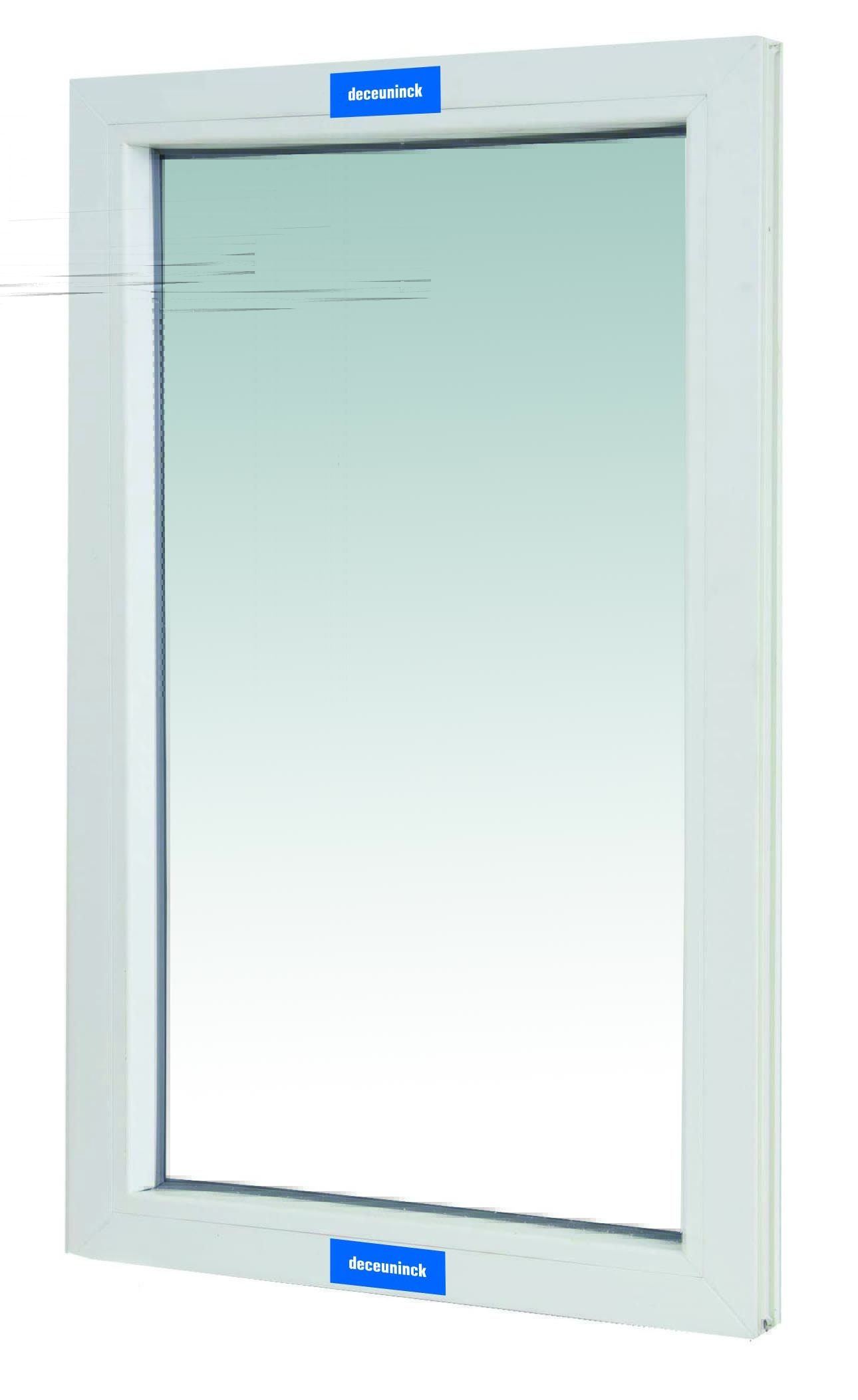 фото Окно пвх 1000х1000 3х камерный профиль, с однокамерный стеклопакетом 24мм deceuninck