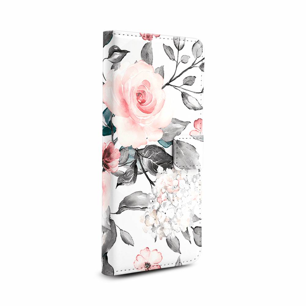 

Чехол Awog на Xiaomi Redmi Note 11 4G Global/Redmi Note 11S "Розы на белом", Белый;серый;розовый, 313885-1