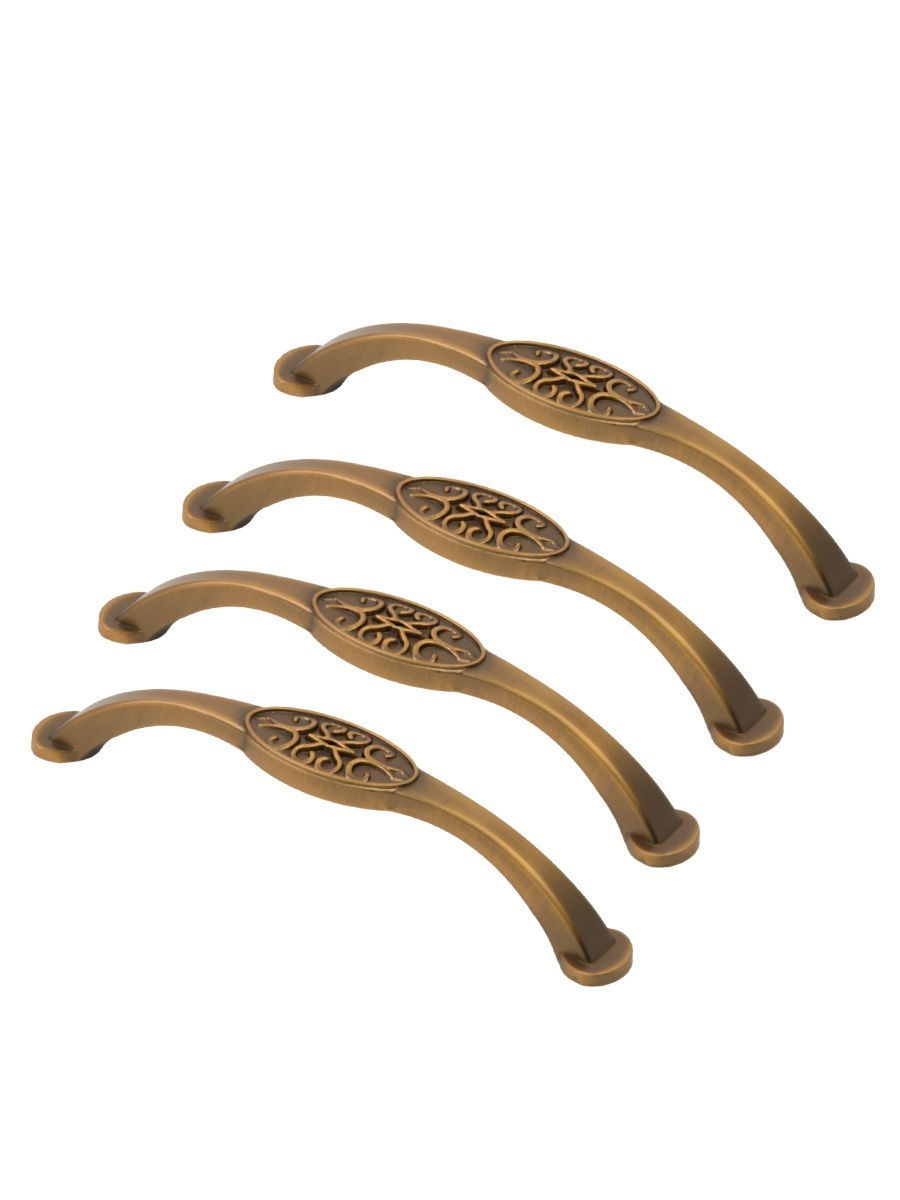 

Комплект из 4 шт ручка-скоба 128 мм Kerron RS-093-128 COF кофейный, Коричневый, RK-093