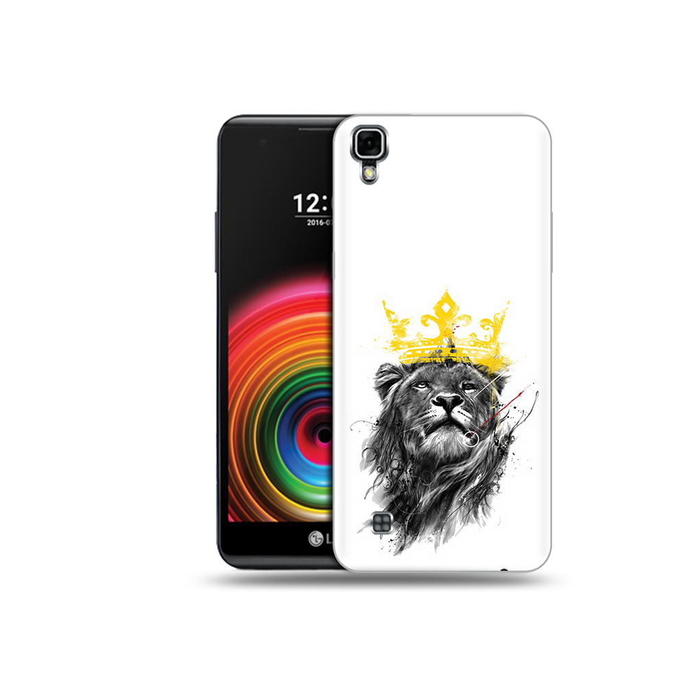 

Чехол MyPads Tocco для LG X Power король-лев, Прозрачный, Tocco