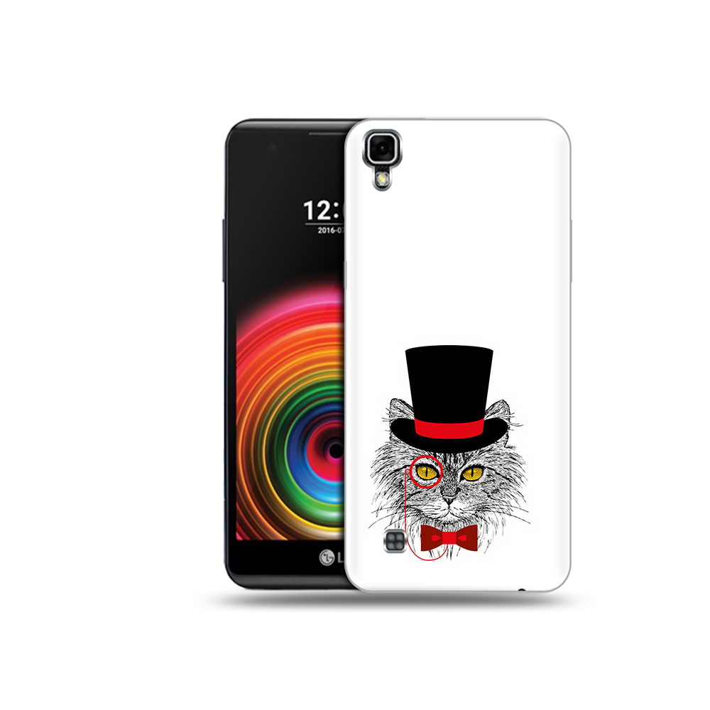 

Чехол MyPads Tocco для LG X Power кот в шляпе, Прозрачный, Tocco
