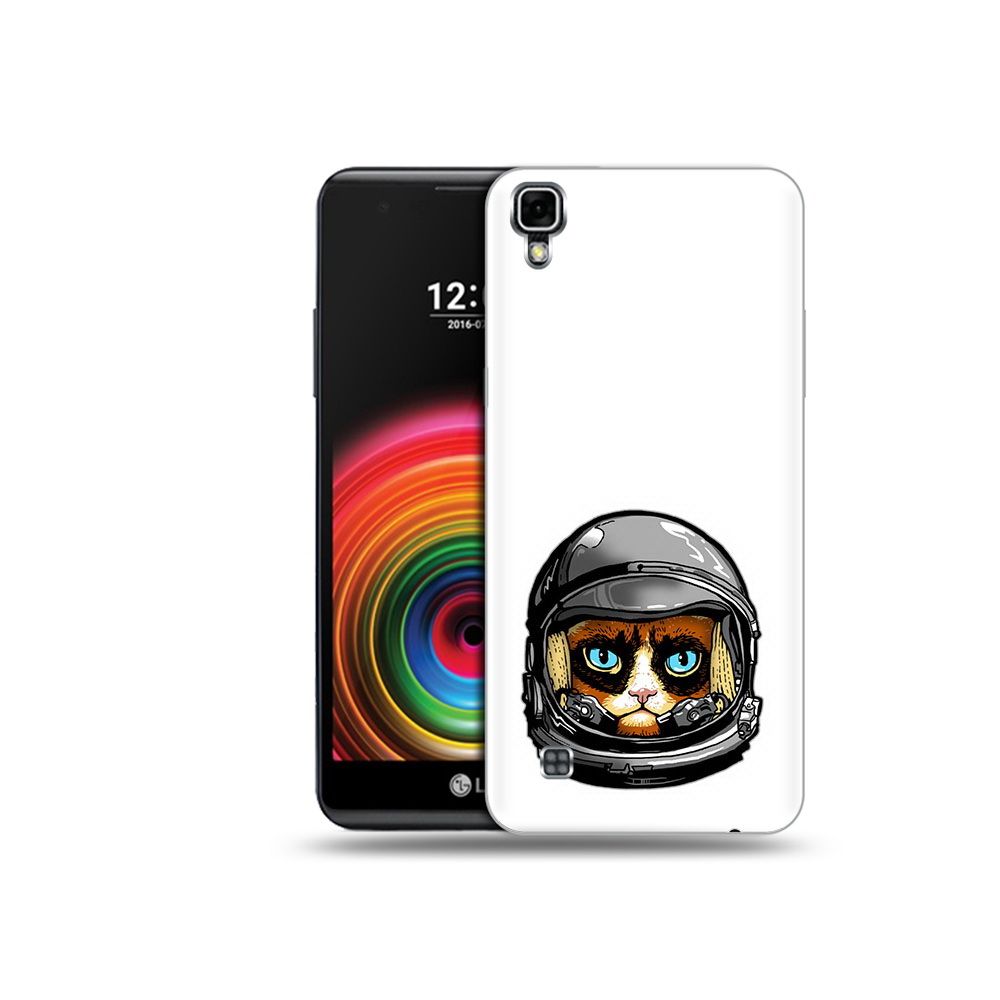 

Чехол MyPads Tocco для LG X Power кот космонавт, Прозрачный, Tocco