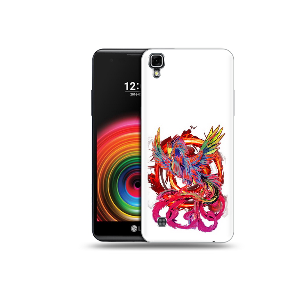

Чехол MyPads Tocco для LG X Power красочный феникс, Прозрачный, Tocco