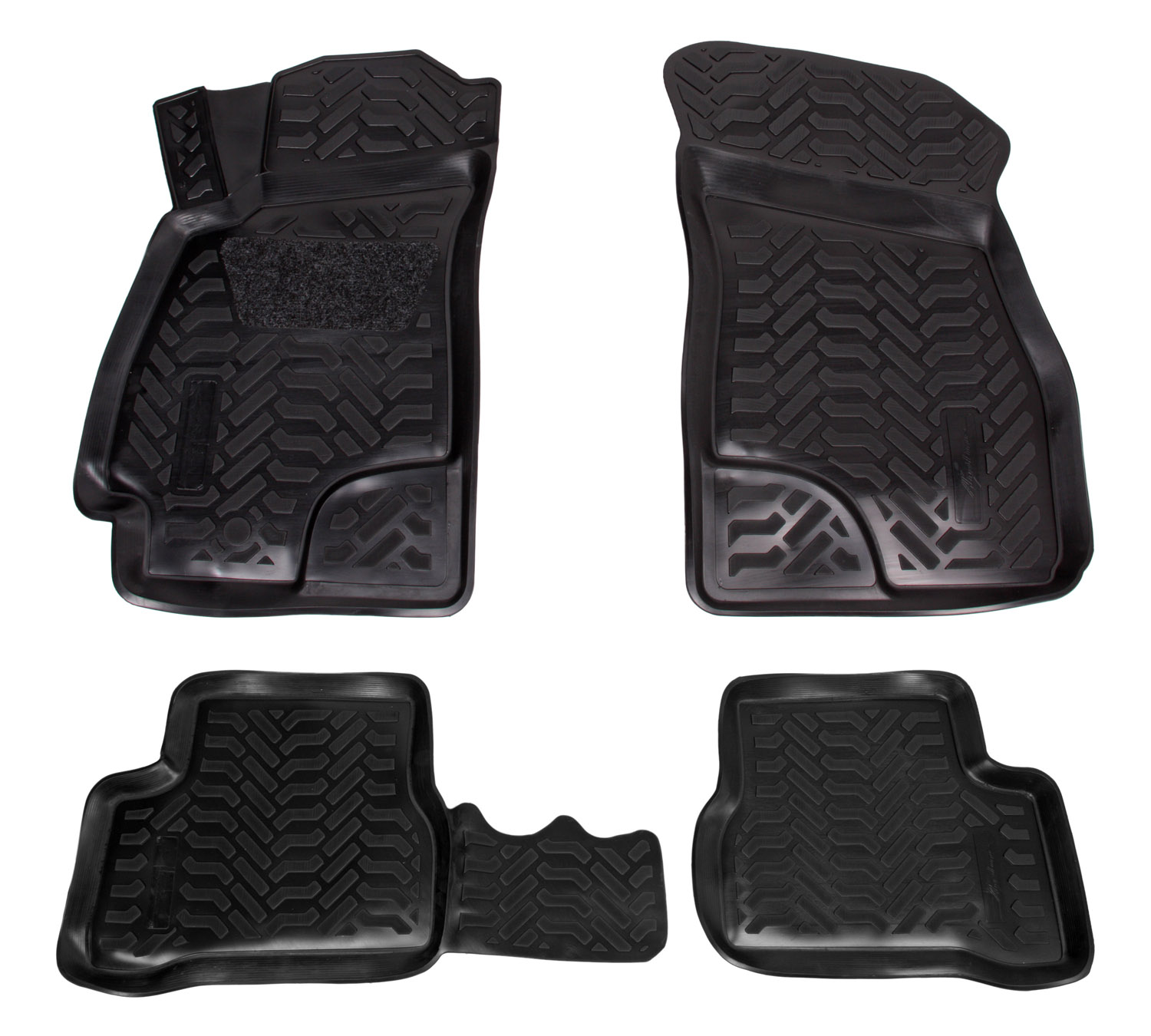 

Ковры для Hyundai Accent II (00-12) 4 шт. выс.борт 3D с подпятником ТЭП черн. (ACM-PS