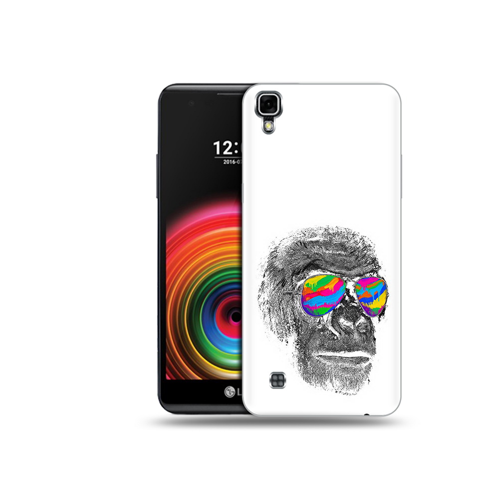 

Чехол MyPads Tocco для LG X Power крутая обезьяна в очках, Прозрачный, Tocco