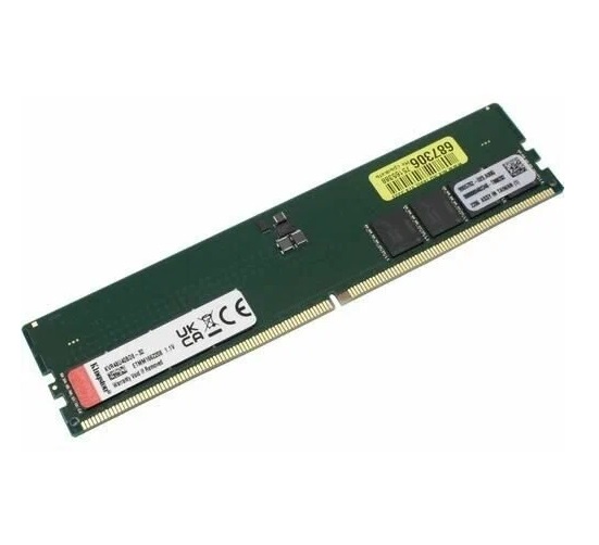 

Оперативная память Kingston ValueRAM DDR5 1x32Gb, 4800MHz (KVR48U40BD8-32)