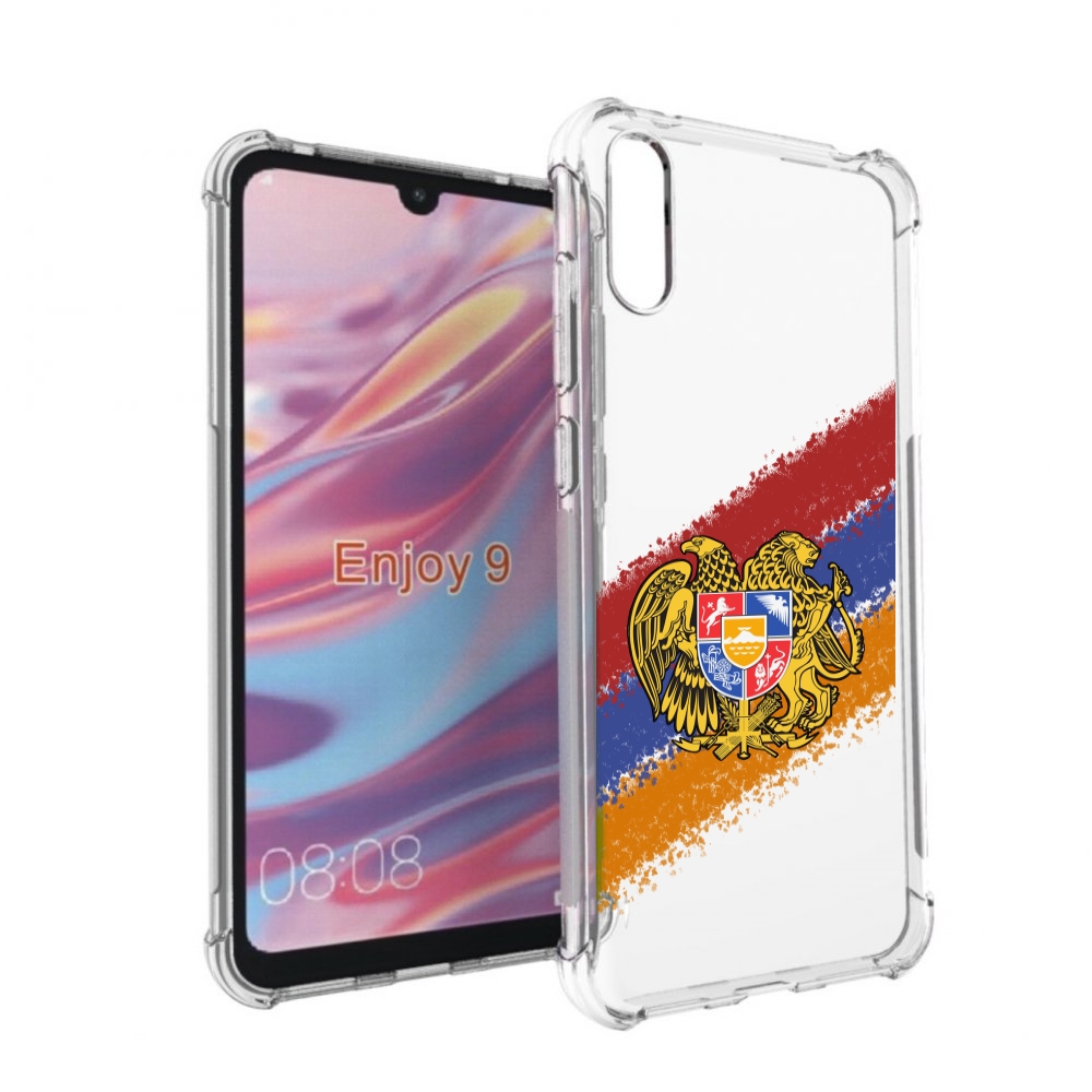 

Чехол бампер MyPads флаг герб Армении для Huawei Enjoy 9, Прозрачный, Tocco