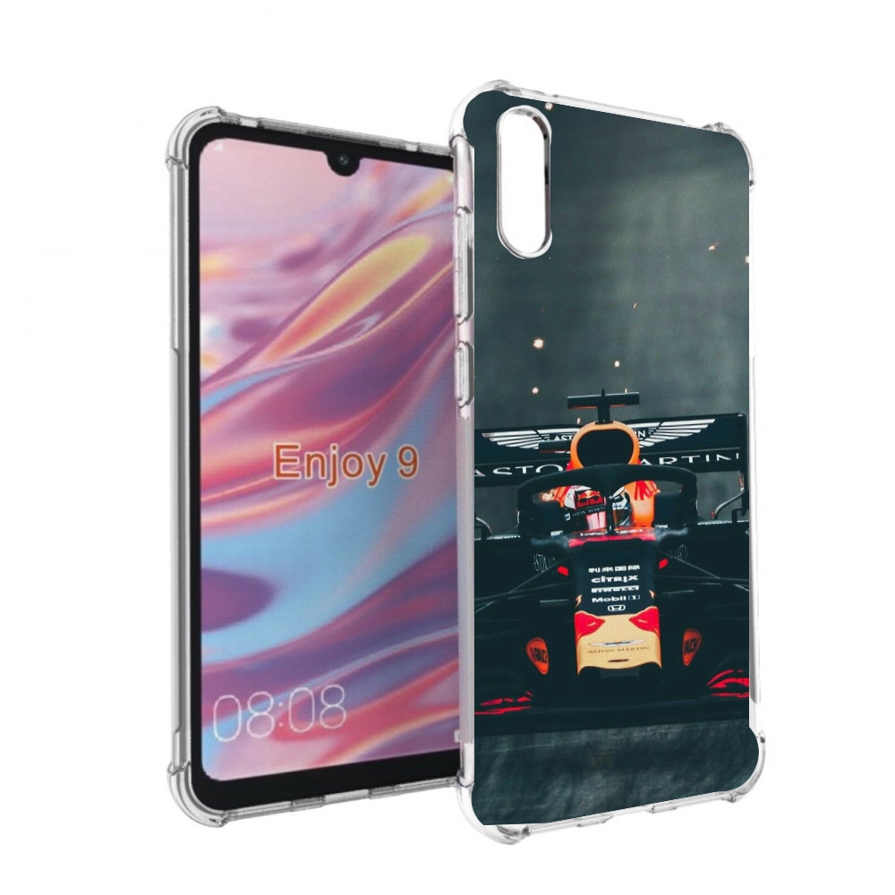 Чехол бампер MyPads формула 1 астон мартин для Huawei Enjoy 9