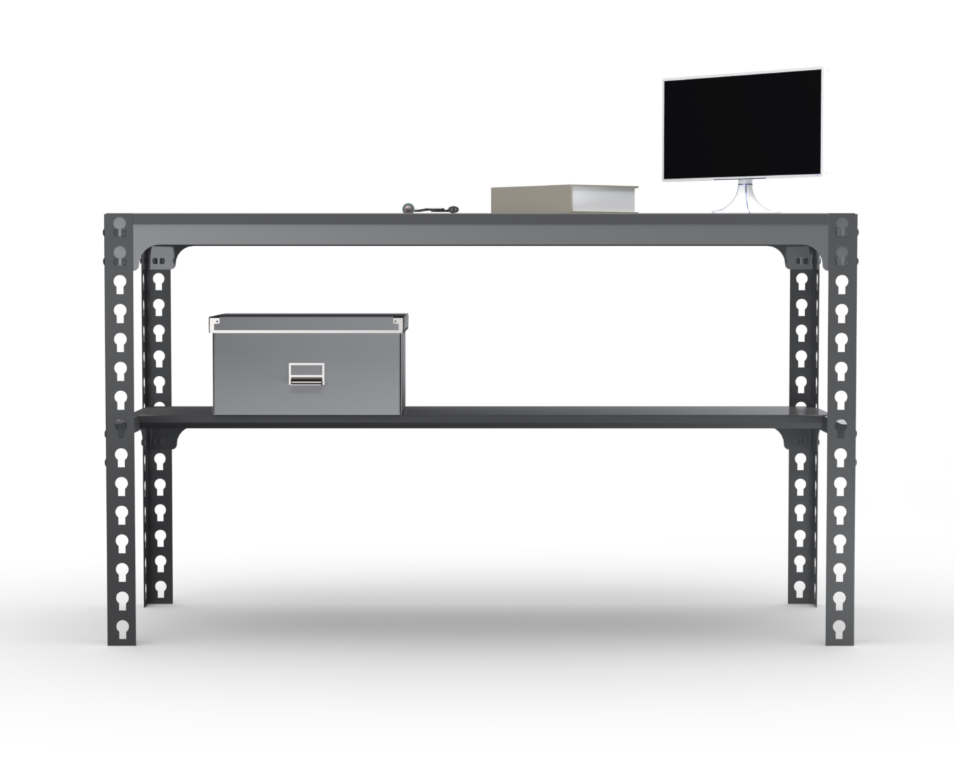 

Стол металлический Metalex 112117 750х1200х500 серый