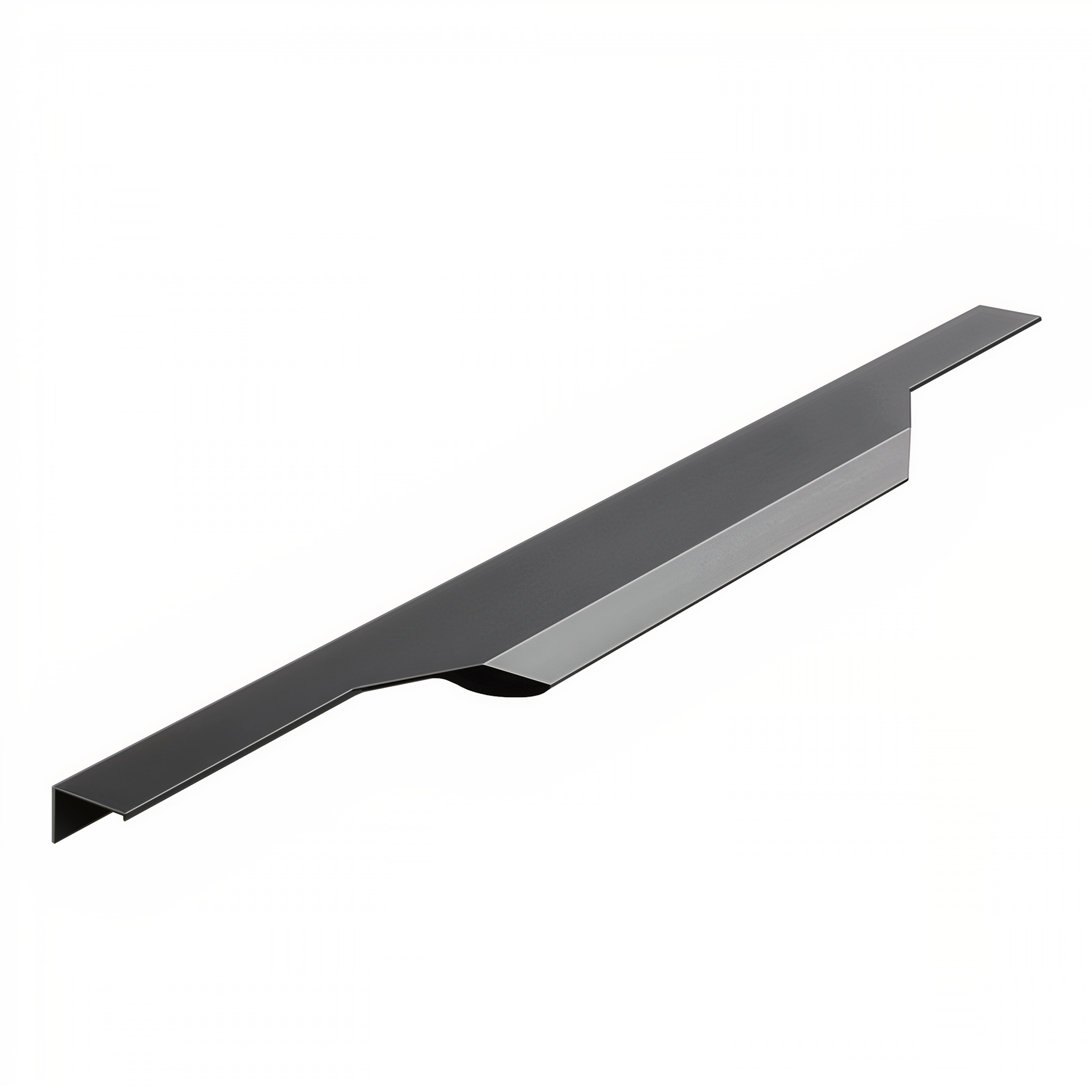 

Дизайнерская ручка скрытого монтажа черная, 1 шт, 450мм, Черный, handle_cut_black