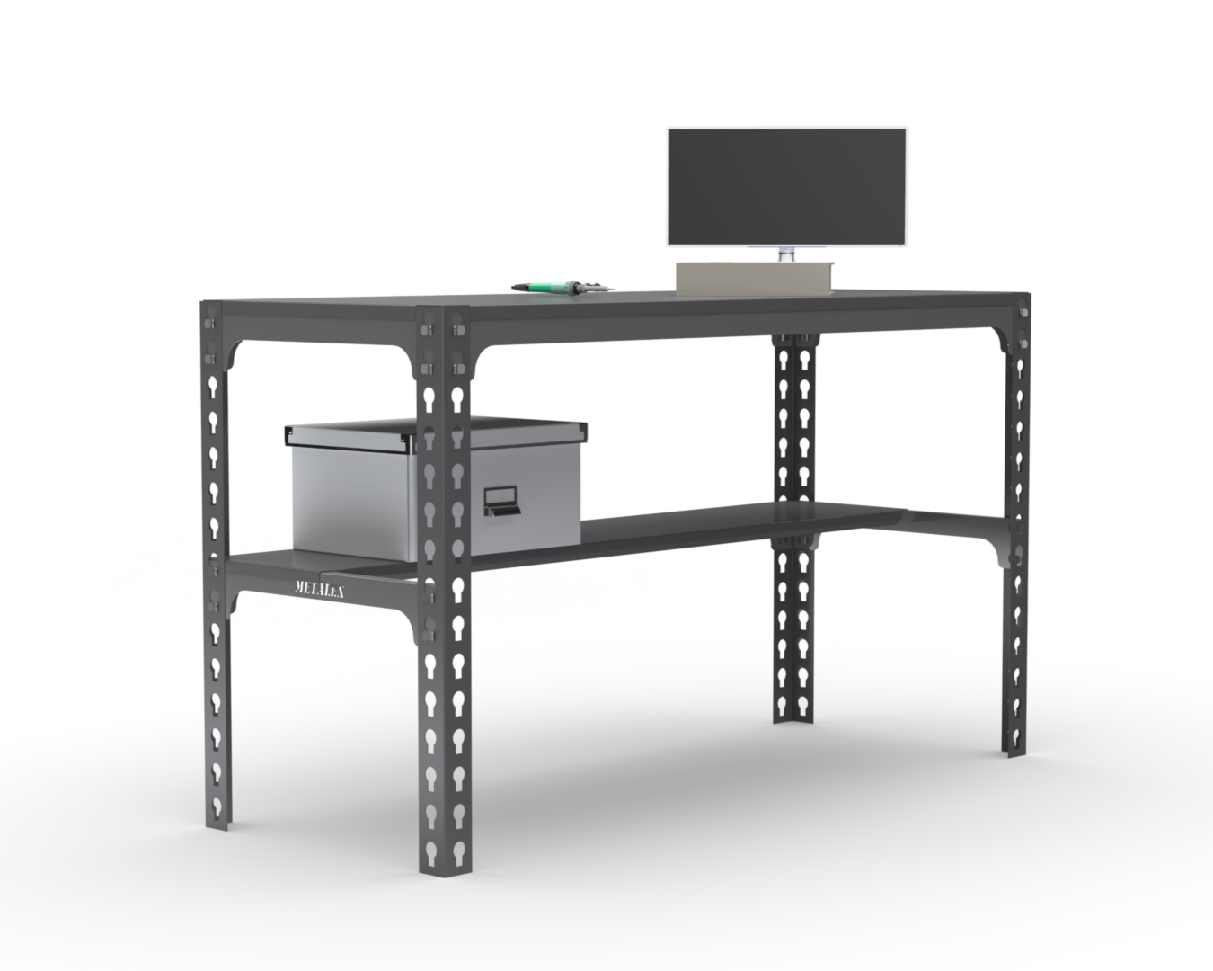

Стол металлический Metalex 112122 750х1100х600 серый