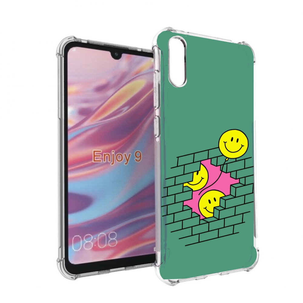 

Чехол бампер MyPads шарики в стене для Huawei Enjoy 9, Прозрачный, Tocco