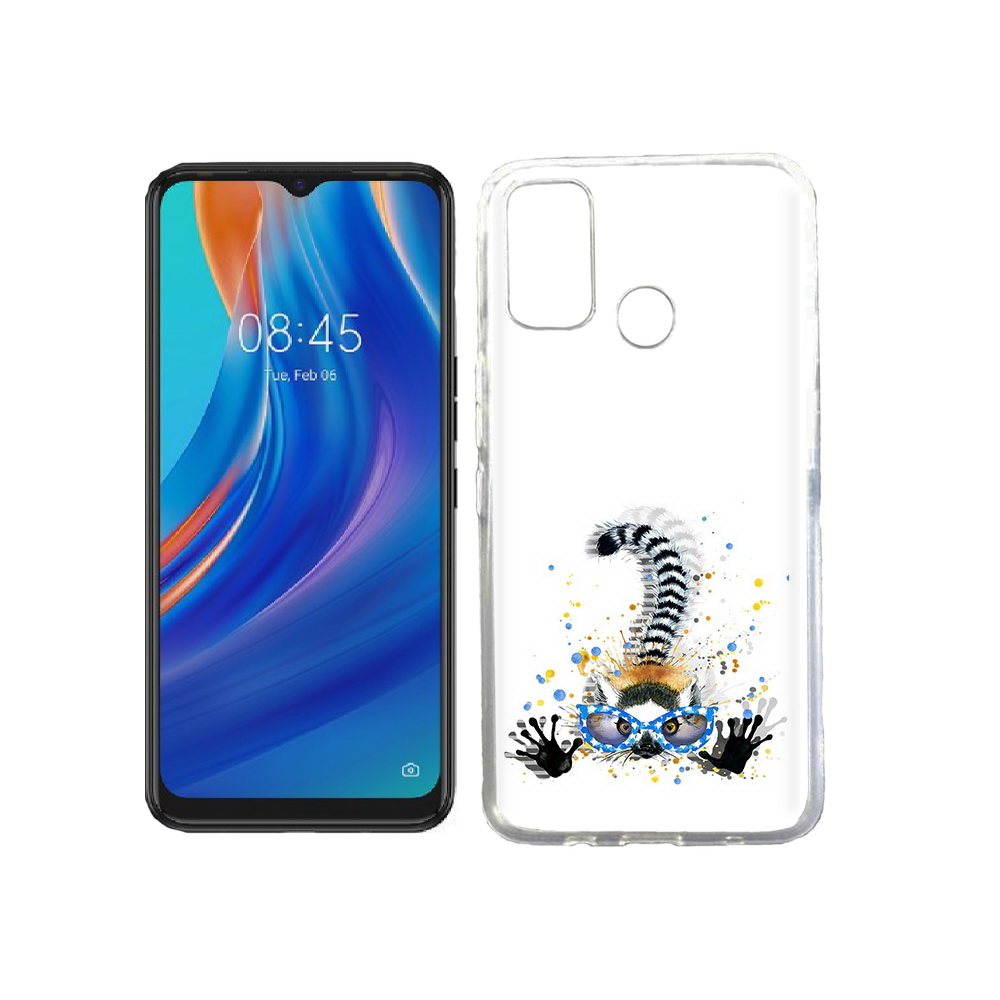 

Чехол MyPads Tocco для Tecno Spark 7T лямур, Прозрачный, Tocco