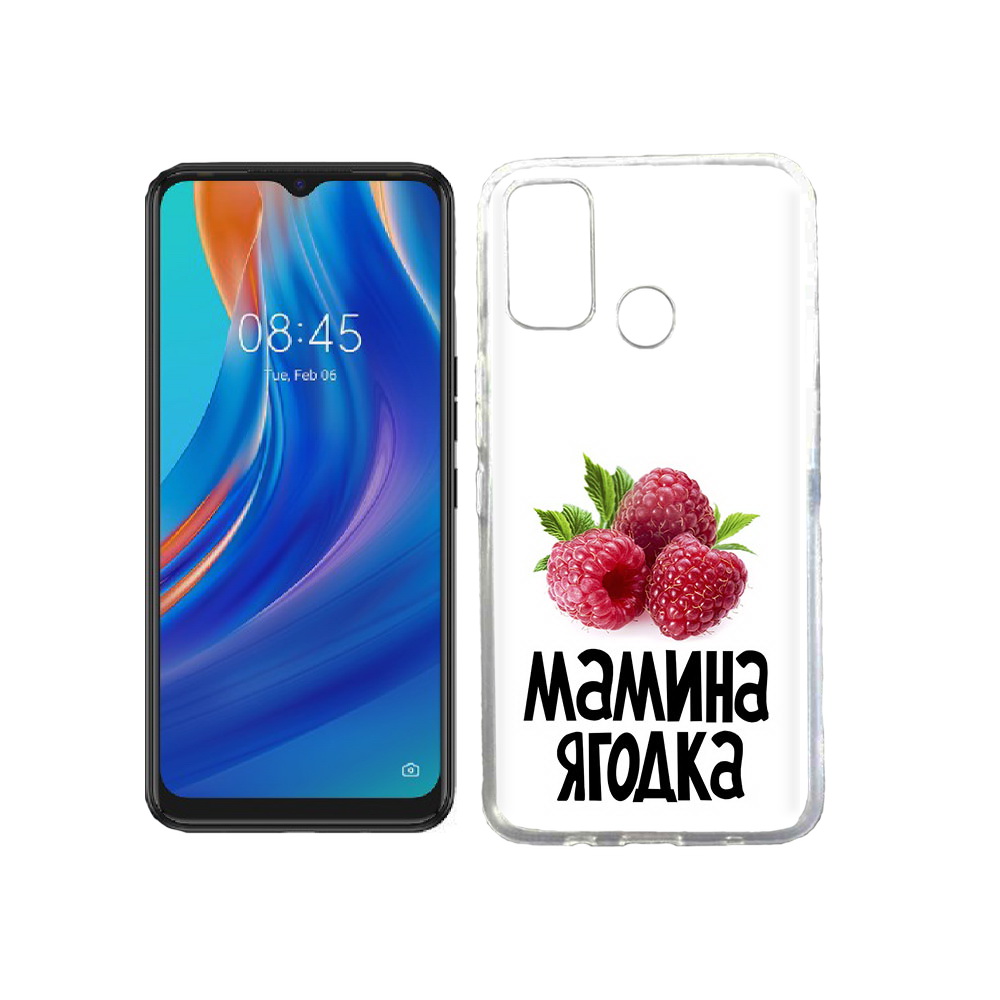 

Чехол MyPads Tocco для Tecno Spark 7T мамина ягодка, Прозрачный, Tocco