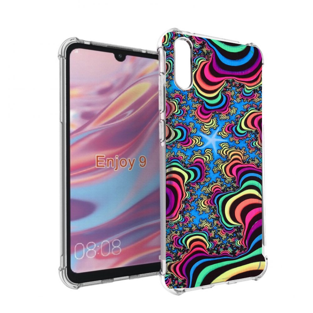 

Чехол бампер MyPads щупальца иллюзия для Huawei Enjoy 9, Прозрачный, Tocco