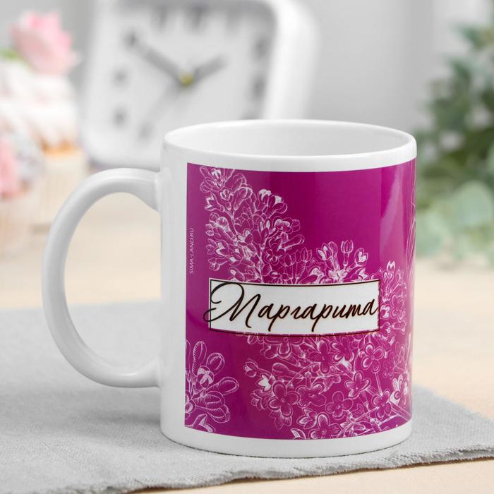 

Кружка "Маргарита" цветы, 320 мл