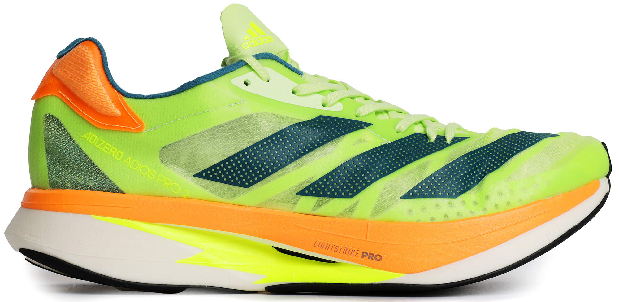 фото Кроссовки мужские adidas adizero adios pro 2 зеленые 4.5 uk