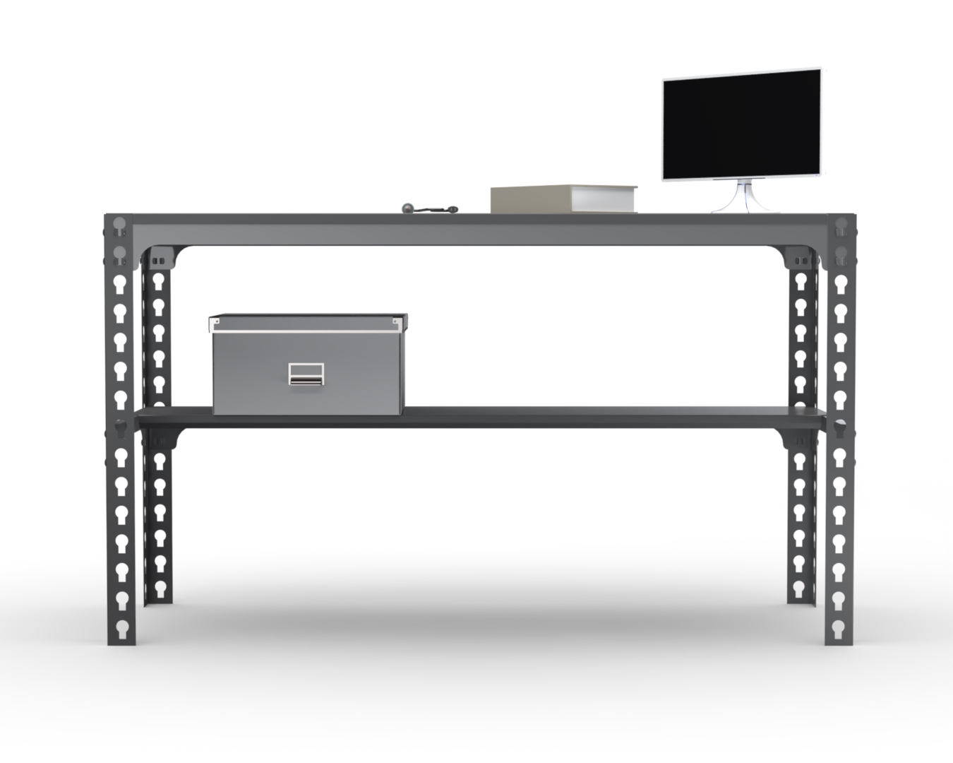 

Стол металлический Metalex 112126 750х1500х600 серый