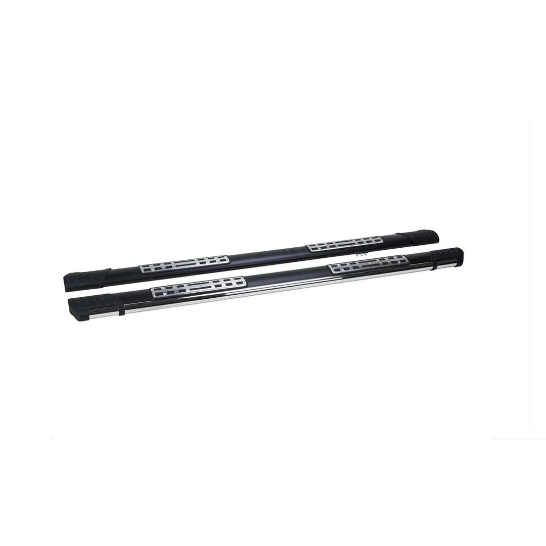 

Пороги площадки Can Otomotiv на Фиат Фулбек 2016-2019 №13 Emerald Black, алюм. MIL2.77.197