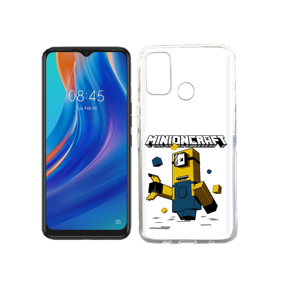 

Чехол MyPads Tocco для Tecno Spark 7T миньон, Прозрачный, Tocco