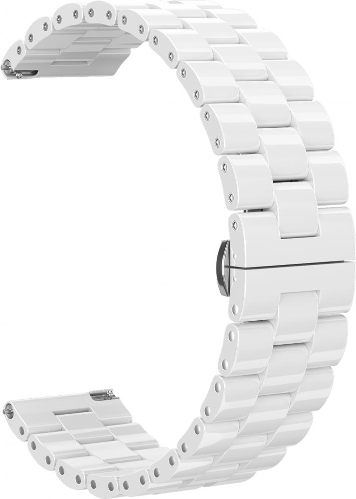 

Ремешок керамический GSMIN Bias 20 для Garmin Vivomove HR Sport (Белый), Ремешок керамический GSMIN Bias 20 для Garmin Vivomove HR Sport