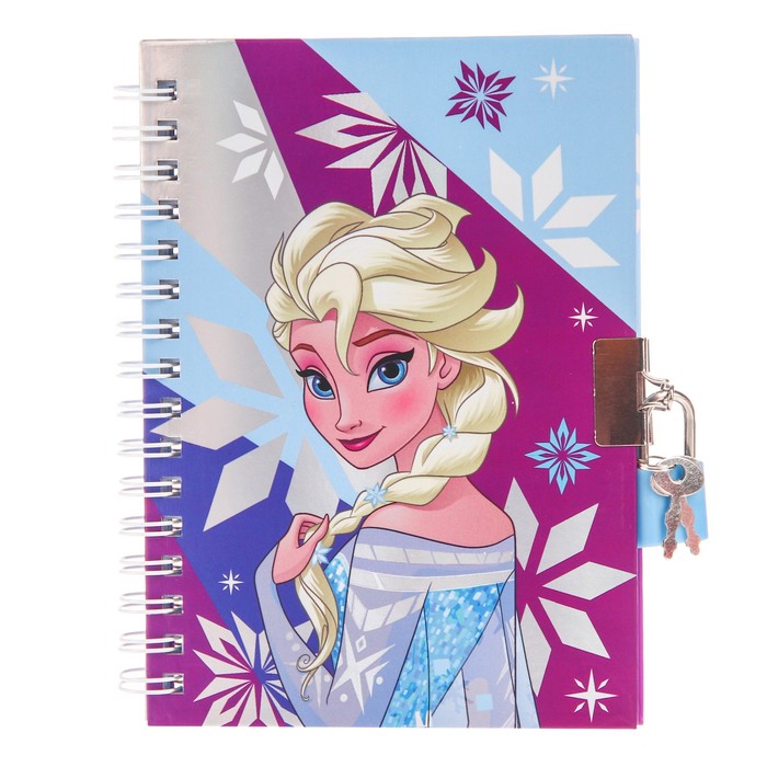 

Записная книжка Disney на замочке А6 Эльза, Холодное сердце, 50 листов