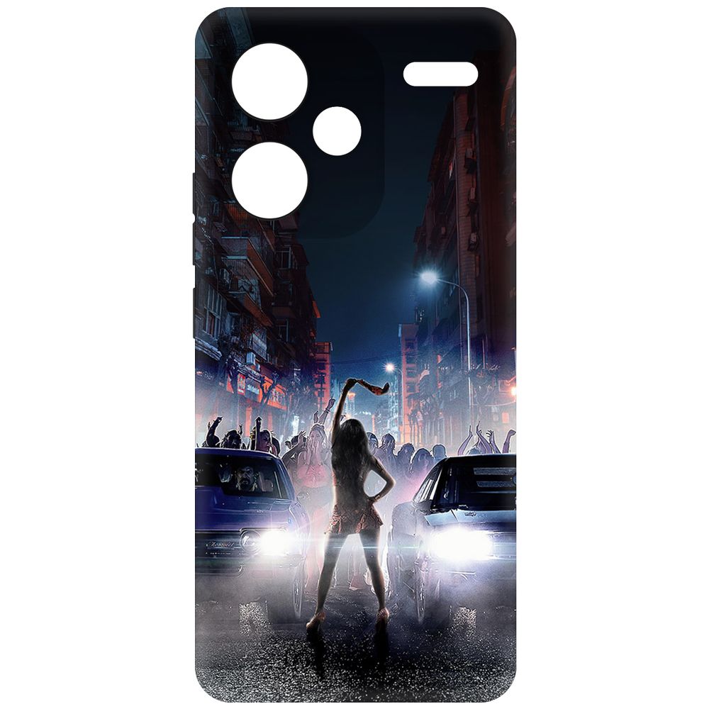 Чехол-накладка Krutoff Soft Case Форсаж. Стритрейсинг для Xiaomi Redmi Note 13 Pro+ 5G