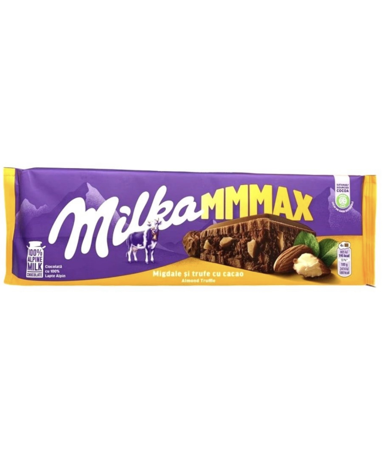 

Шоколадная плитка Milka Almond Truffle, миндаль трюфель, 300г