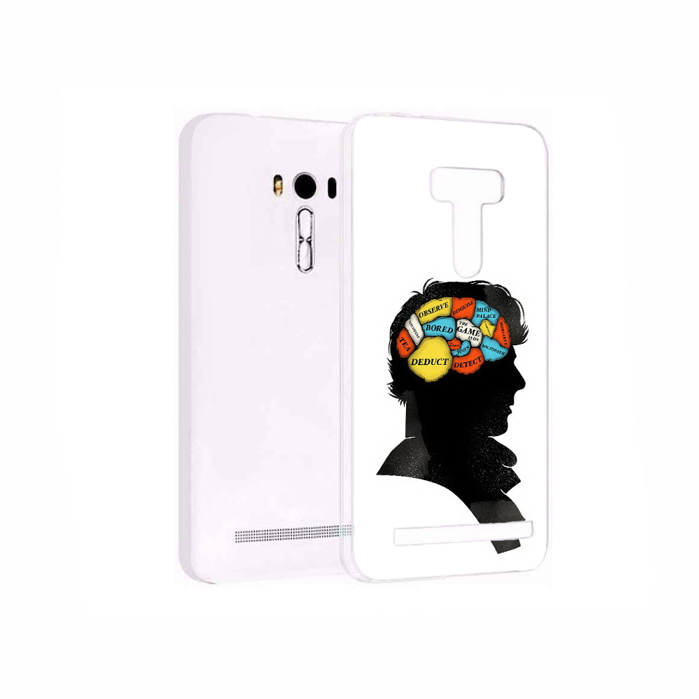 

Чехол MyPads Tocco для Asus ZenFone 2 Laser (ZE550KL) темный рисунок, Прозрачный, Tocco