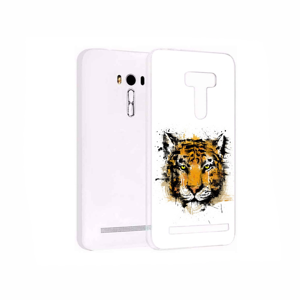 Чехол MyPads Tocco для Asus ZenFone 2 Laser (ZE550KL) тигруля