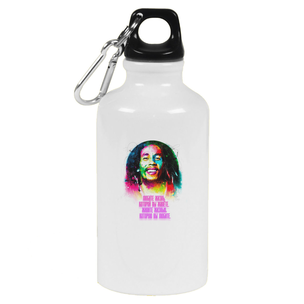 Бутылка спортивная CoolPodarok Легенда Bob Marley