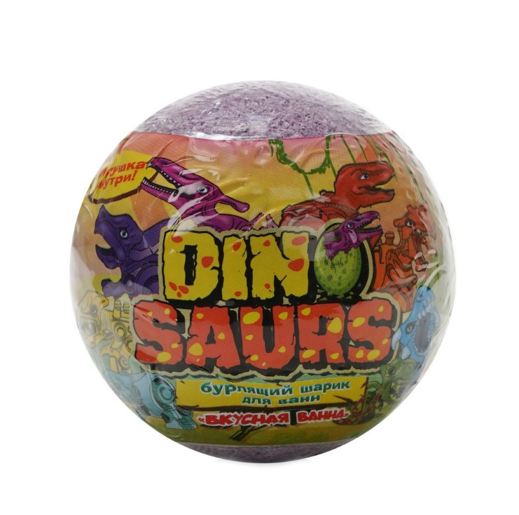 Бурлящий шар для ванн L'Cosmetics Dino Saurs , в ассортименте , 130г