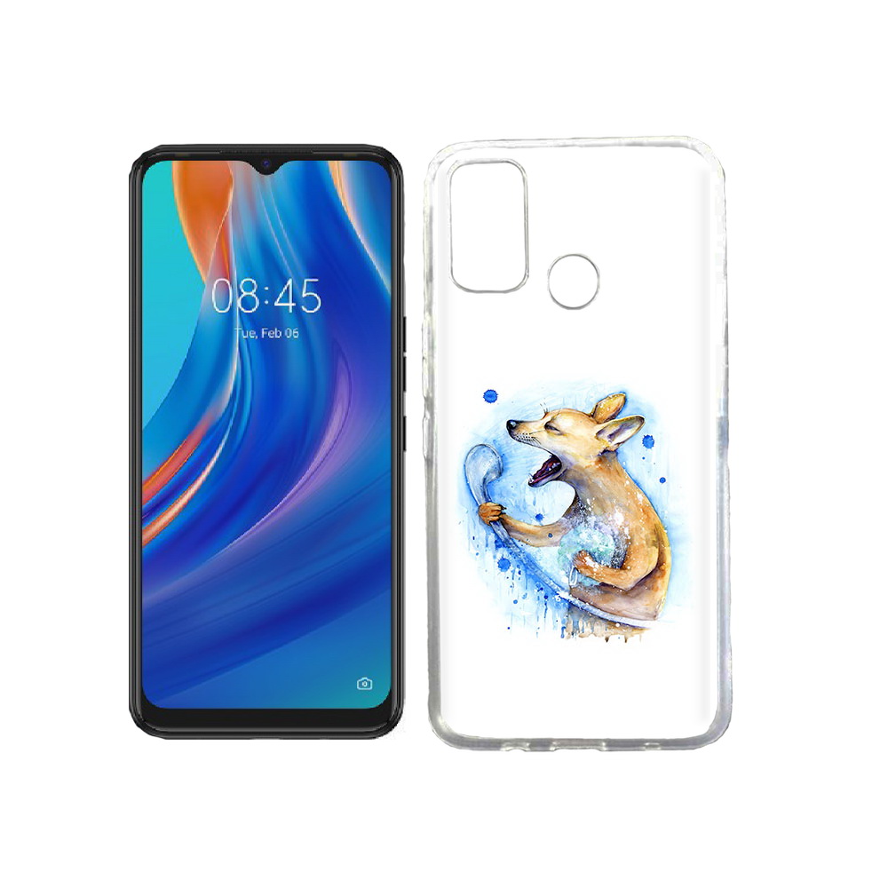 

Чехол MyPads Tocco для Tecno Spark 7T пение в душе, Прозрачный, Tocco