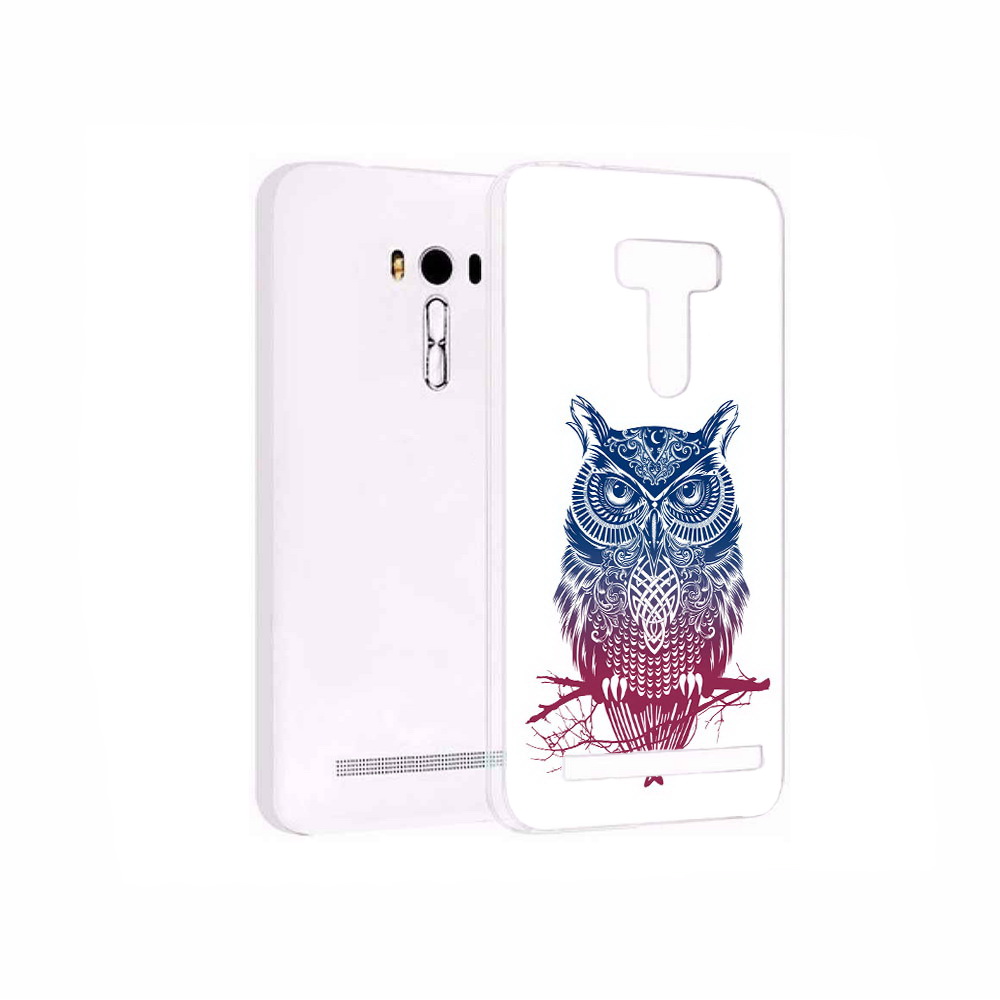 

Чехол MyPads Tocco для Asus ZenFone 2 Laser (ZE550KL) хиппи сова, Прозрачный, Tocco