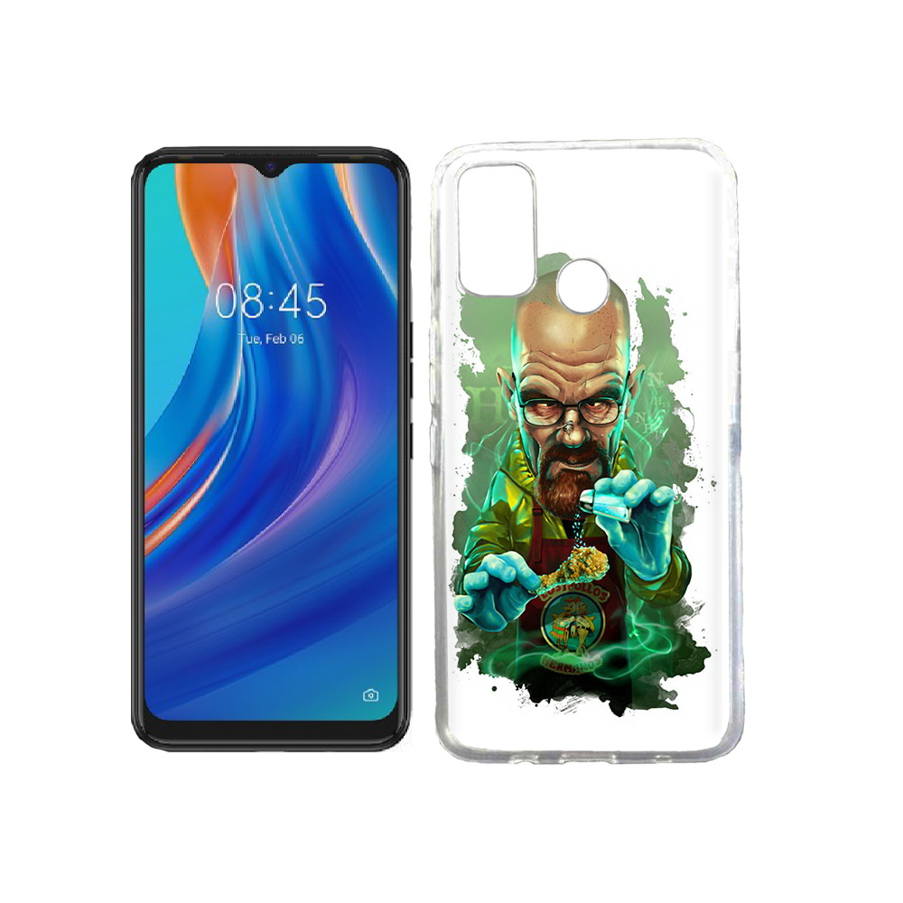 

Чехол MyPads Tocco для Tecno Spark 7T повар, Прозрачный, Tocco
