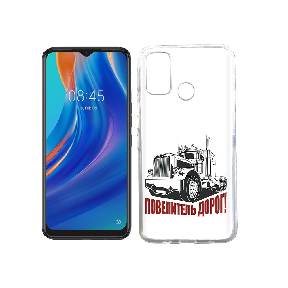 

Чехол MyPads Tocco для Tecno Spark 7T повелитель дорог, Прозрачный, Tocco