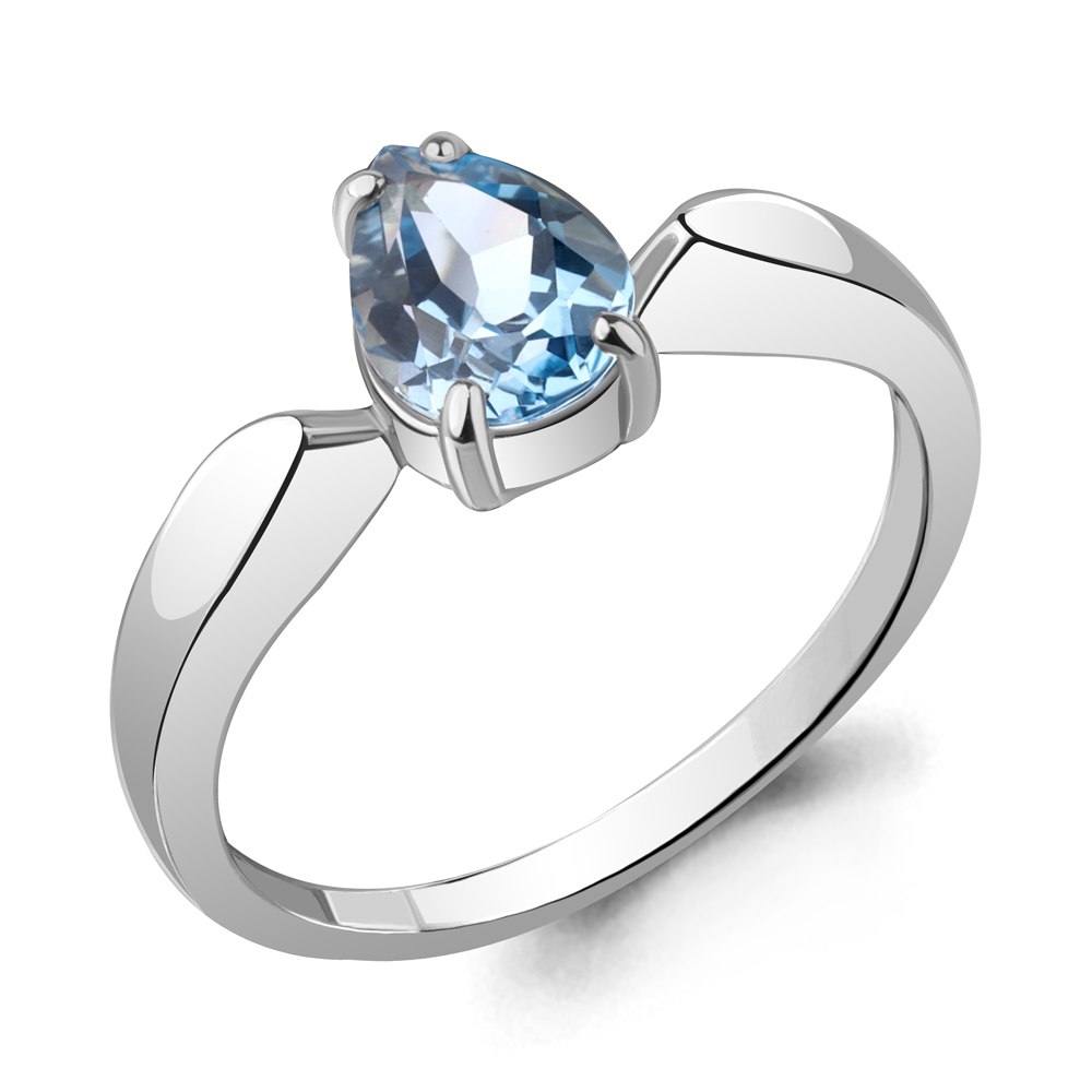 

Кольцо из серебра р.  AQUAMARINE 6962705_925_р, 6962705_925_р