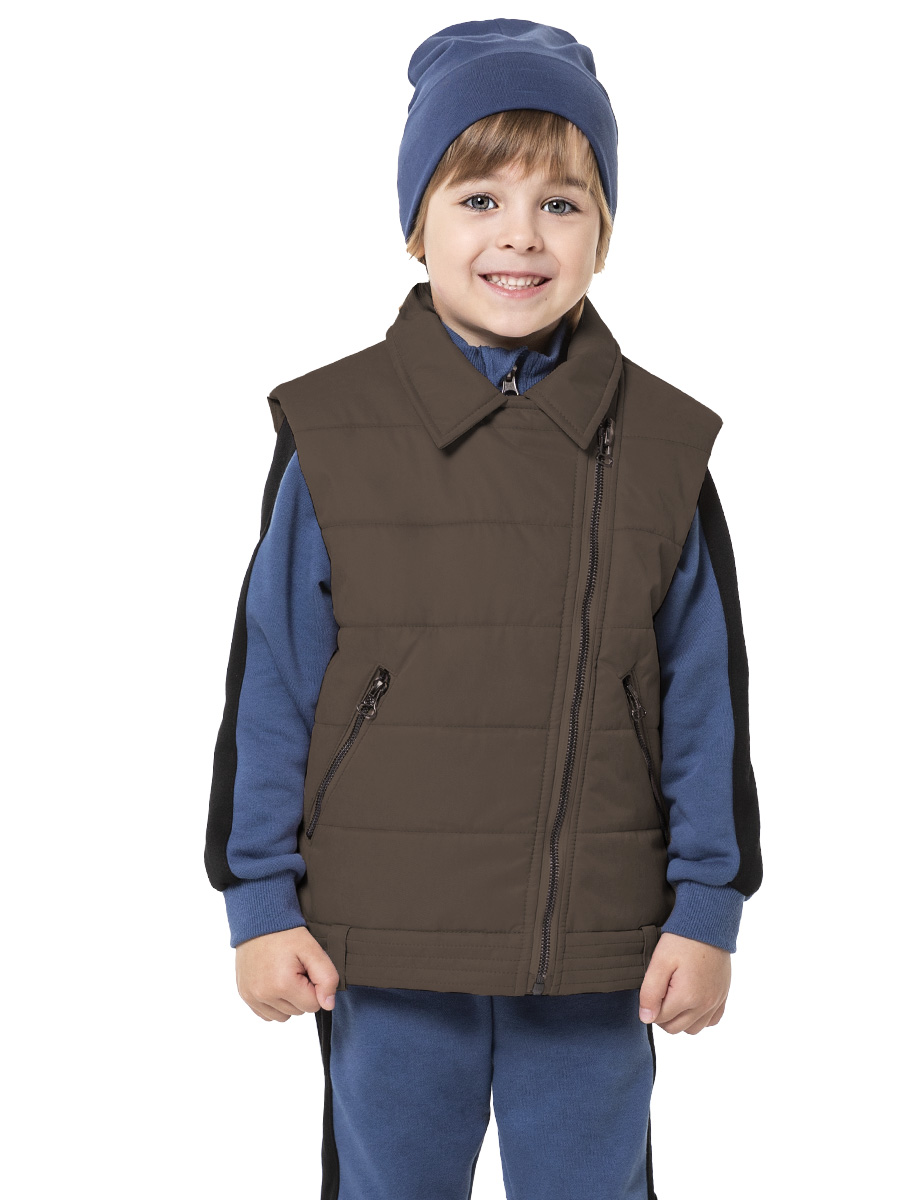 

Жилет детский NIKASTYLE 9м7724, орех, 98, Коричневый, 9м7724