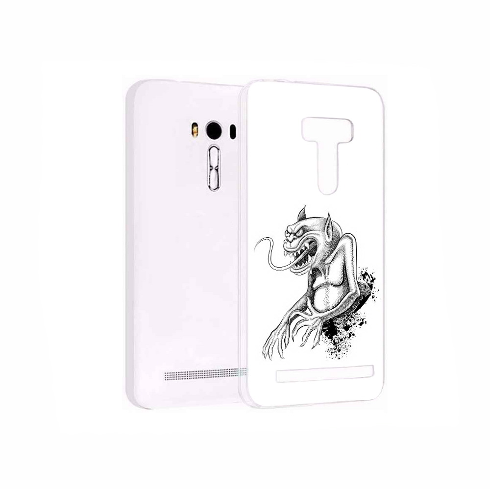 

Чехол MyPads Tocco для Asus ZenFone 2 Laser (ZE550KL) чорт, Прозрачный, Tocco
