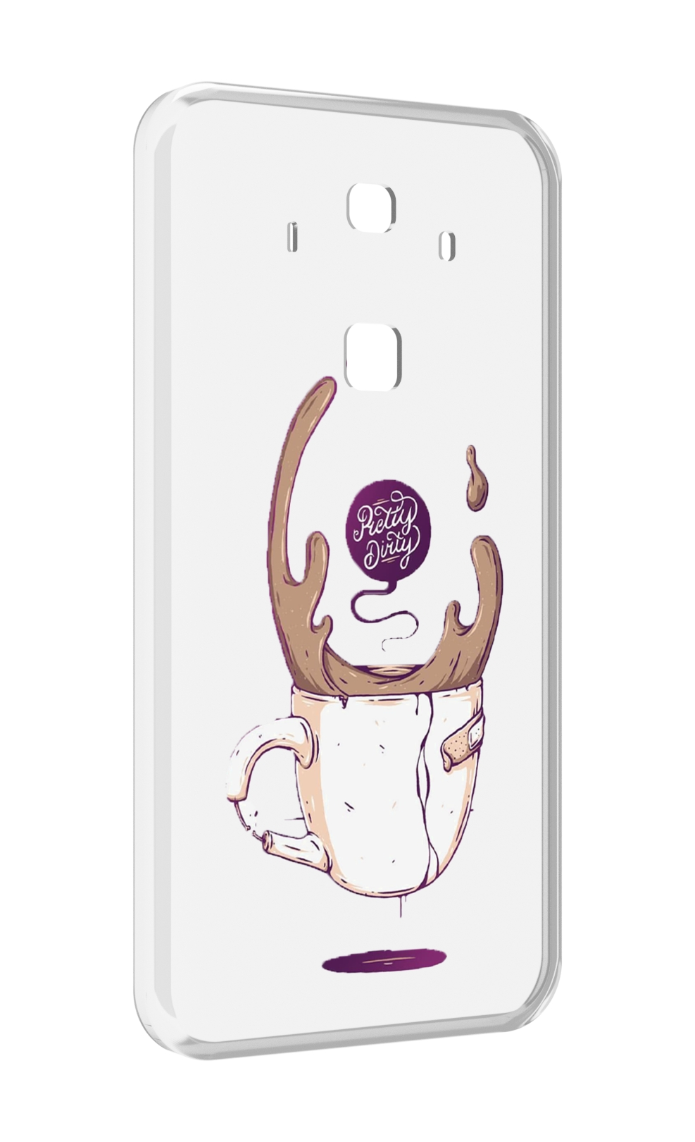

Чехол MyPads сломанный стаканчик для Huawei Mate 10 Pro, Прозрачный, Tocco