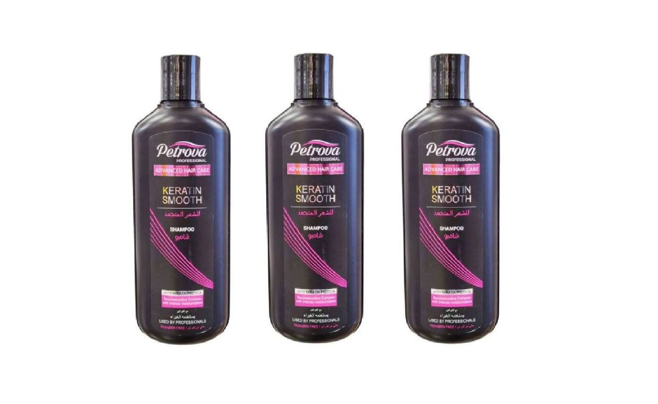 Шампунь Petrova Кератиновая гладкость ADVANCED HAIR CARE-KERATIN SMOOTH 400 мл, 3шт ОАЭ